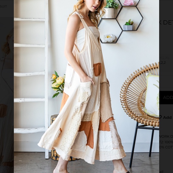 $129 STARTS #154 Oli and Hali One of a Kind Patchwork Jumpsuit  Romper SR2 - Picture 4 of 8